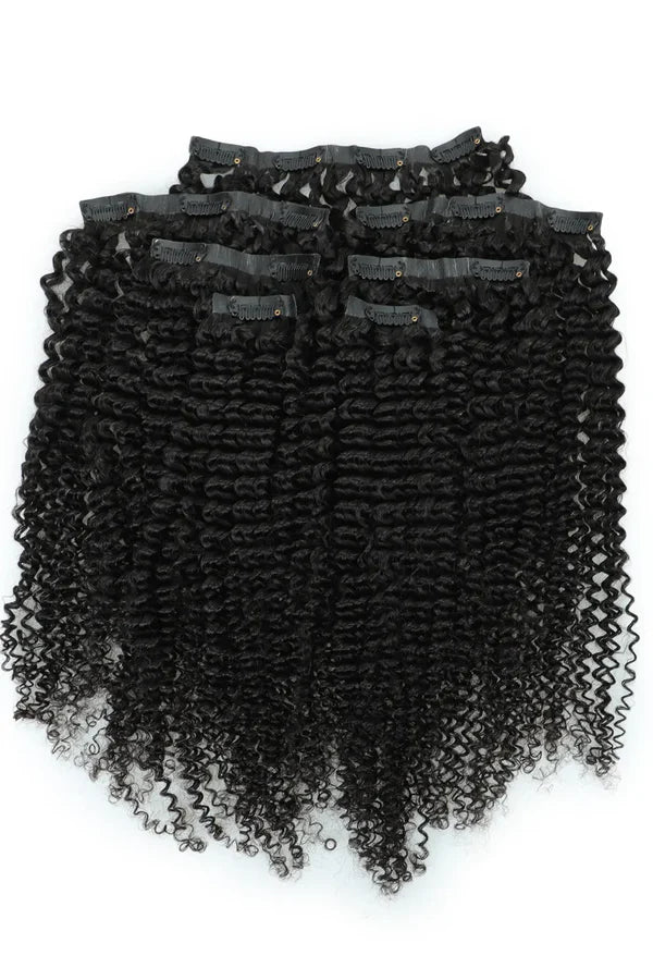 Kinky Curly -Seamless Clip ins
