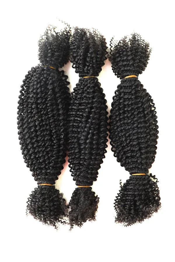 Springy Afro Twist Marley Hair Natural Black Human Hair