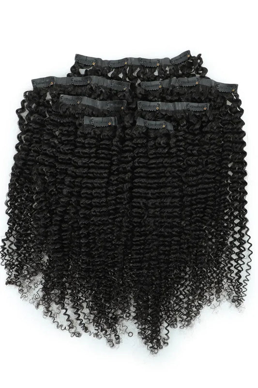 Kinky Curly -Seamless Clip ins